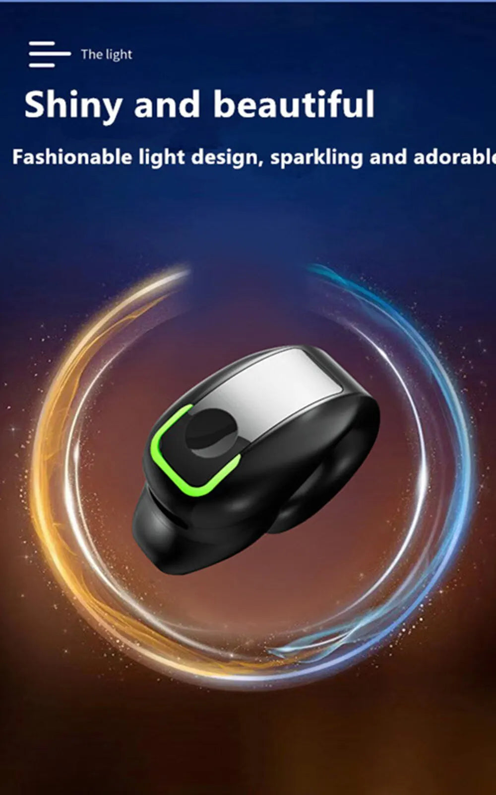 Fone de Ouvido Bluetooth 5.3 Esportivo, Resistente à Água