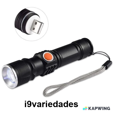 Mini Lanterna Led Recarregável